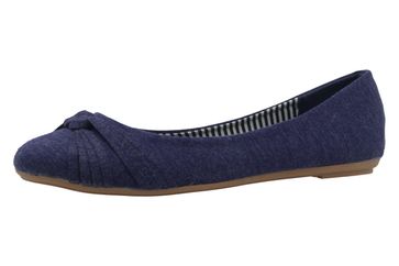 Fitters Footwear Ballerinas in Übergrößen Blau 2.514307 4194 - Navy große Damenschuhe