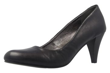 Fitters Footwear Pumps in Übergrößen Schwarz 2.469201 Black Brushed PU große Damenschuhe