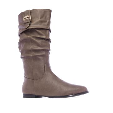 ANDRES MACHADO - Damen Stiefel - Braun Schuhe in Übergrößen