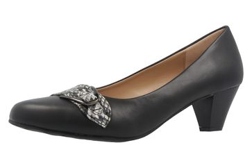 Andres Machado Pumps in Übergrößen Schwarz AM5114 Soft Negro große Damenschuhe