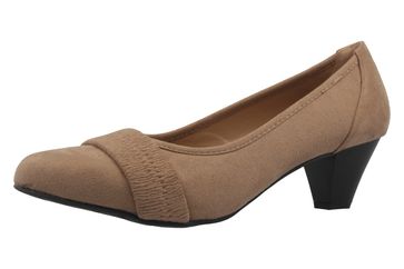Andres Machado Pumps in Übergrößen Braun AM5123 Ante Tostado große Damenschuhe