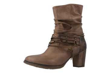 Mustang Shoes Stiefeletten in Übergrößen Beige 1199-506-33 große Damenschuhe
