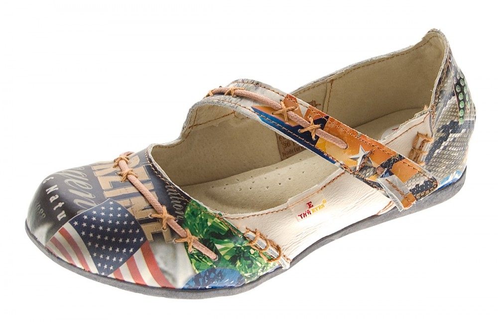 TMA Leder Damen Ballerinas Echtleder Muster variieren Comfort Schuhe 5085 Sandalen Bunt Gr. 36-42 TMA Leder Damen Ballerinas Echtleder Muster variieren Comfort Schuhe 5085 Sandalen Bunt Gr. 36-42