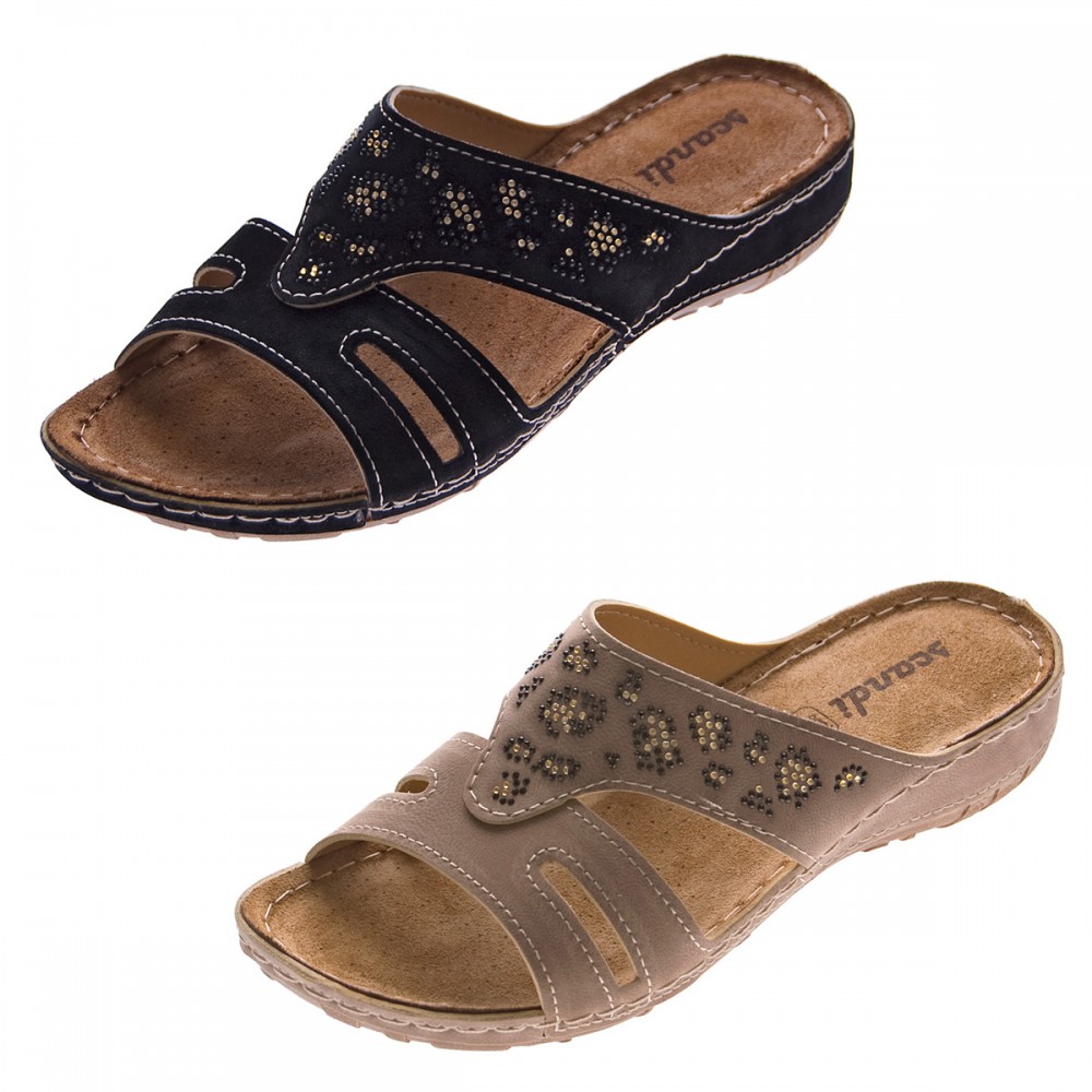 Scandi Damen Pantoletten Schuhe Clogs Leder Innensohle Latschen Schwarz Grau Sandalen Gr. 36-41 Scandi Damen Pantoletten Schuhe Clogs Leder Innensohle Latschen Schwarz Grau Sandalen Gr. 36-41