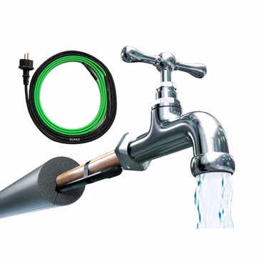 Heizkabel 24m Rohrbegleitheizung Frostschutz Wasserleitung Heizband Heizleitung