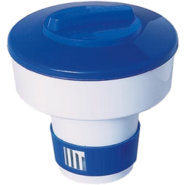 Chlor Dosierschwimmer Ø 19cm blau/weis groß Pool Schwimmbad 