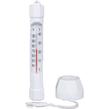 Schwimmendes Thermometer mit Boje für Pool Schwimmbad