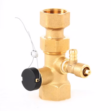 Kappenventil Messing 1" x 1"