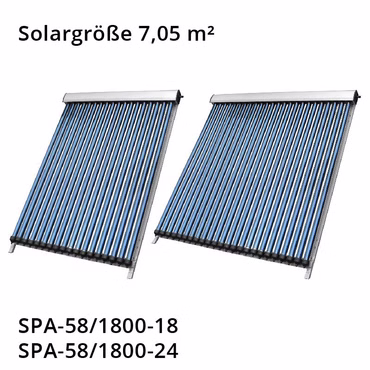 Komplettpaket 6,15 m² Solaranlage Warmwasser Speicher 400 Liter Solar