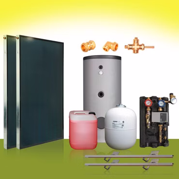 Solarpaket1  Solaranlage 2 Flachkollektoren 4,06m²