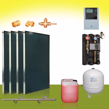 Solaranlage Flachkollektoren 8,12m²  Solar