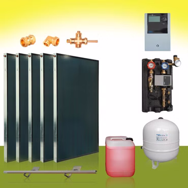 Solaranlage Flachkollektoren 10,15m²  Solar