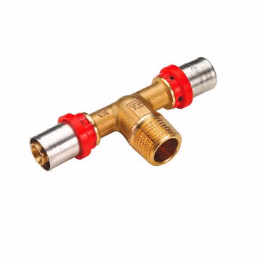 Pressfitting T-Stück mit Außengewinde