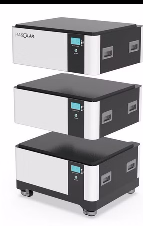 15 kWh Speicher FM-Solar PV Akku Stapelbar 51.2V 300Ah LiFePO4 Lithium 0% Privatpersonen