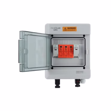 DC-Anschlussbox T2/T1+T2 Überspannungsschutz, 1-3 Strings Generatoranschlusskasten 0% und 19% MwSt