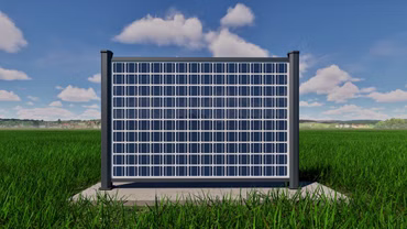 PV Zaun Classic horizontal 1700mm x 1350 mm RAL7016