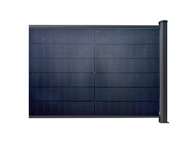 PV Zaun Classic horizontal 1700mm x 1350 mm RAL7016 1 Pfosten