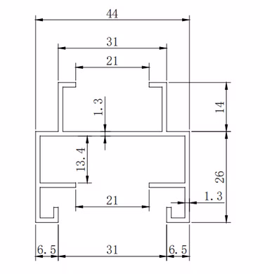 PV Zaun Adapterprofil Lamellen und Solarmodul 1726mm RAL7016