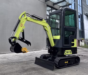 Minibagger Kabine CW-10 KOOP 192F 40cm mit Schwenkarm und Spurverstellung 1T