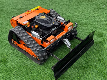 Ferngesteuerter Motor-Rasenmäher CW-500 Orange Böschungsmäher mit Schneepflug