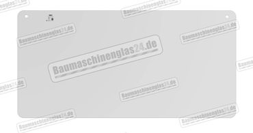 Pel Job EB350 / 450 MINI EXCAVATOR -  Frontscheibe unten