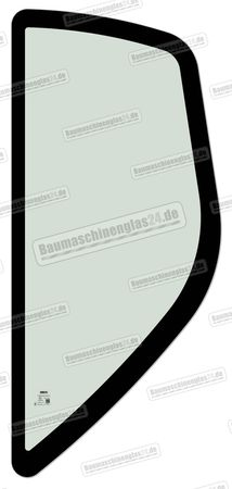 Doosan Daewoo DX140 / 160 / 180 / 190 / 210 / 225LC/W-3 - Seitenscheibe hinter Tür