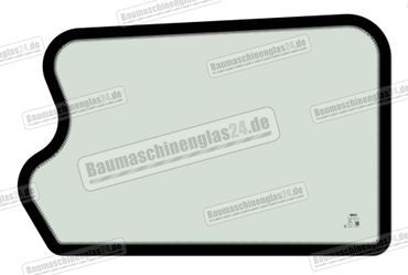 JCB 530-70 / 532-170 / 537-135 / 540-70 TELEHANDLER SERIES 2 - Türscheibe unten
