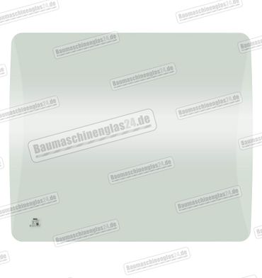 Yanmar B15/B15-3/B17/B17-2/B17-3/B18/B19/B22-2/B25V/B27-2/B30V/B37V/B37-2/B50V MINI EXCAVATOR - Heckscheibe