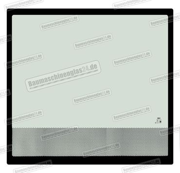 Komatsu PC17R-5 / PC20R-5 2020 onwards - Heckscheibe