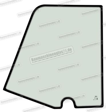 JCB 525.60 AG/525.60 T4/525.60 AG+/527.58 T3/527.58WM TELEHANDLER (2010 ONWARDS) - Türscheibe oben