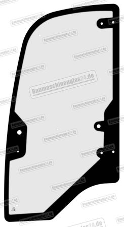 NeusonWL44  ( ab 3057572-..  /  Stage V) - Türscheibe links (LK174-1)