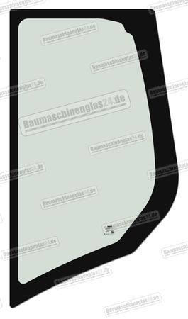 Doosan Daewoo DX100W-7 - Seitenscheibe links hinten