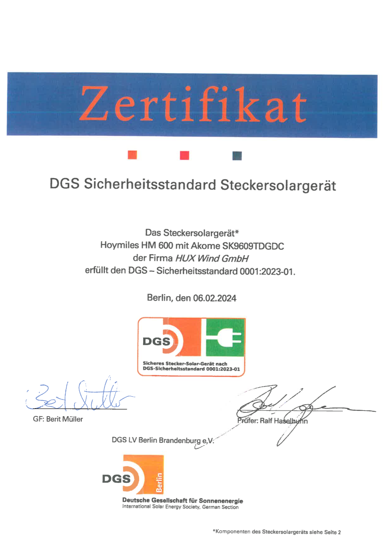 Vorschau von Certificate A