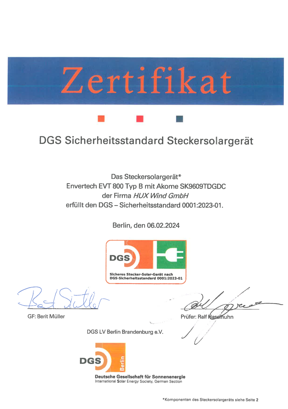 Vorschau von Certificate A