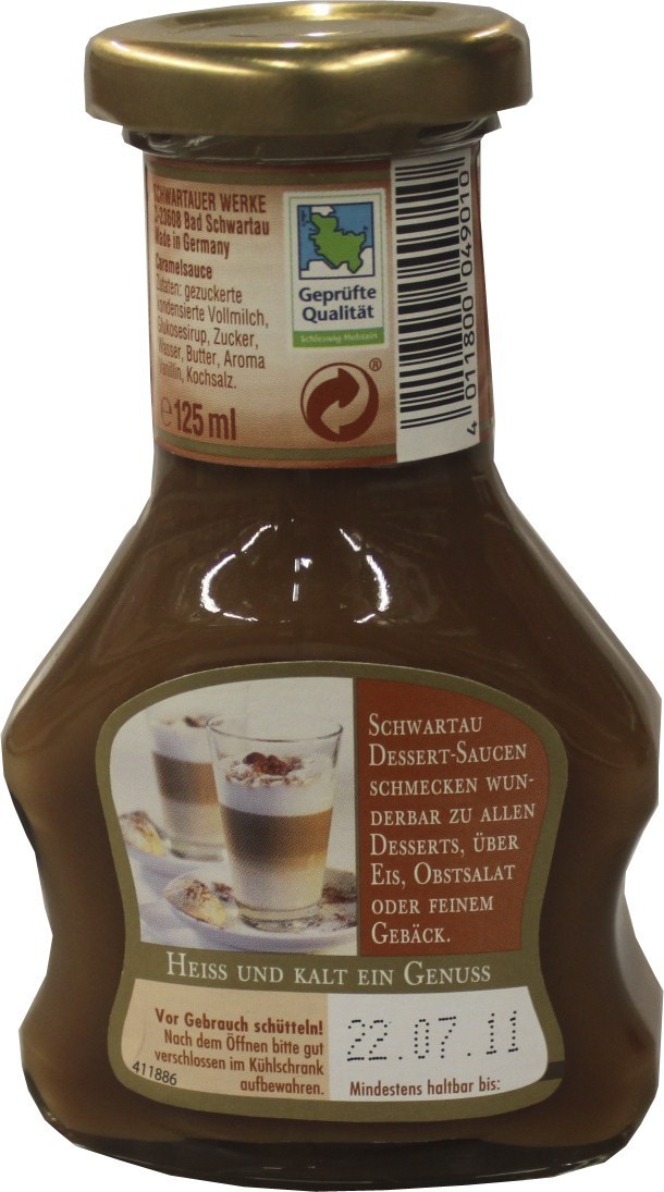 Schwartau Dessert Sauce Caramel 125ml Feinkost & Lebensmittel Pudding
