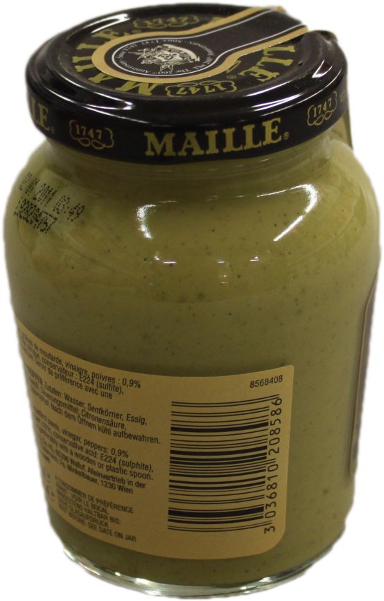 Maille Dijon Senf Grüner Pfeffer 200ml Feinkost &amp; Lebensmittel Senf ...