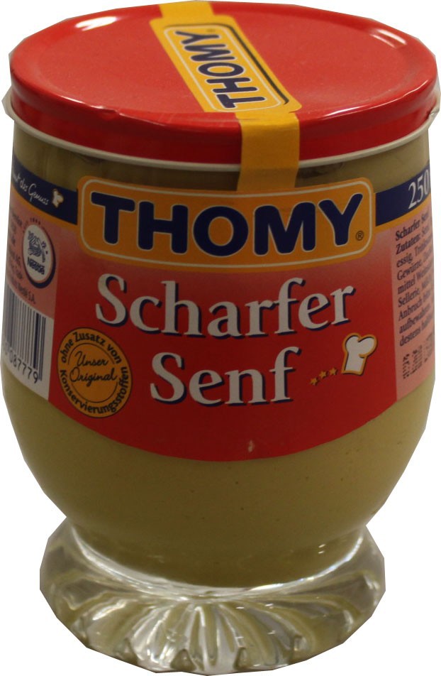 Thomy Scharfer Senf 250ml | saymo.de - Lebensmittel Online kaufen Ihr ...