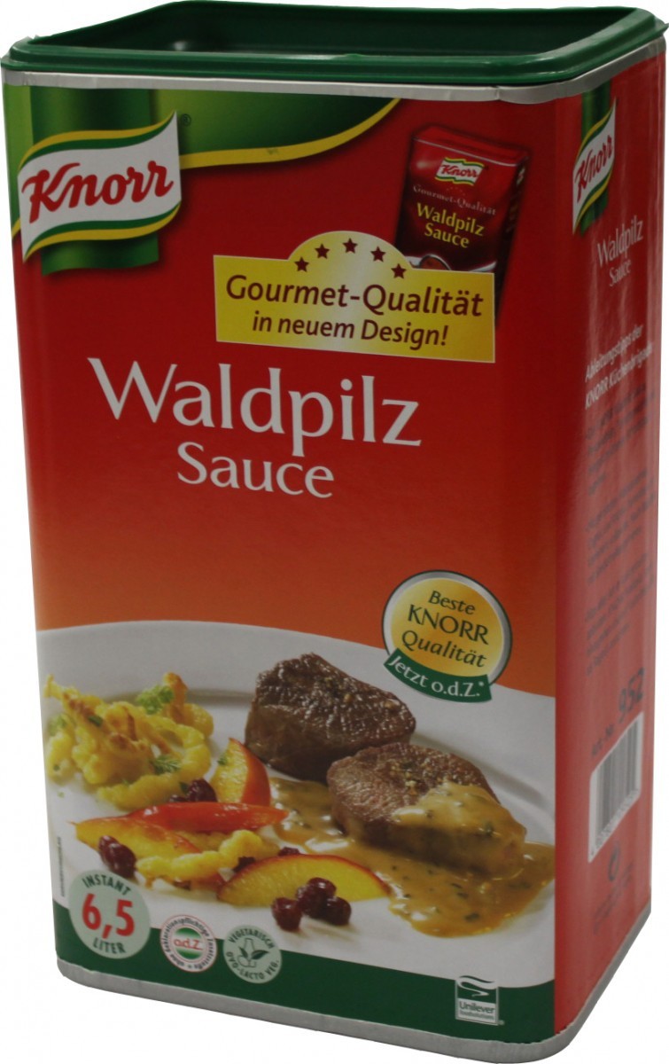 Knorr Gourmet Waldpilz Sauce 1kg | saymo.de - Lebensmittel Online ...