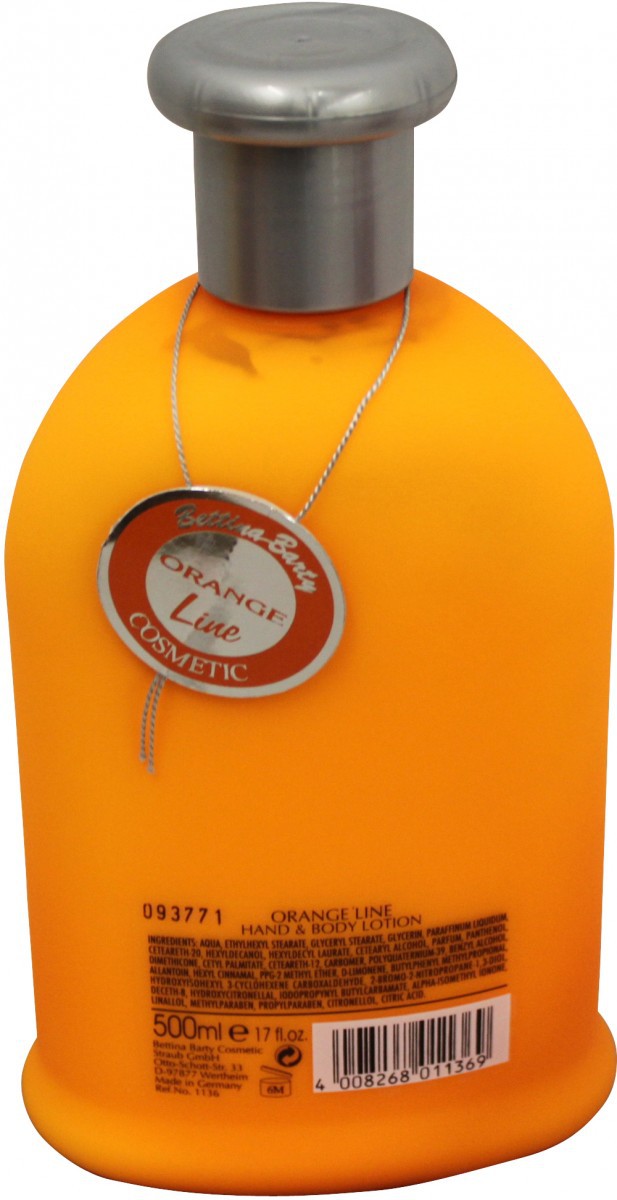 Bettina Barty Orange Line Hand + Body Lotion 500ml Hygiene & Kosmetik