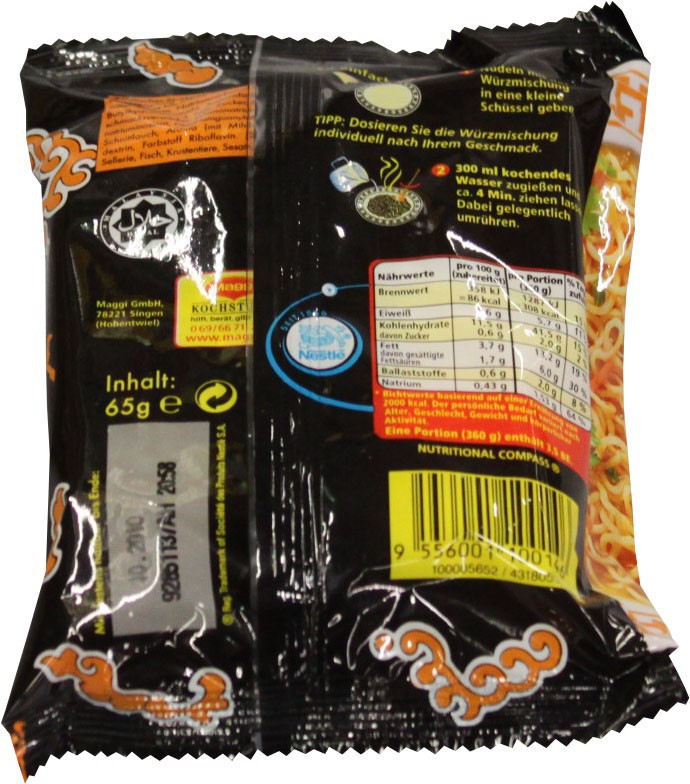 Maggi Asia Snack Curry Nicht Lieferbar Maggi Magic Asia Instant Nudel Snack Curry 65g Feinkost & Lebensmittel