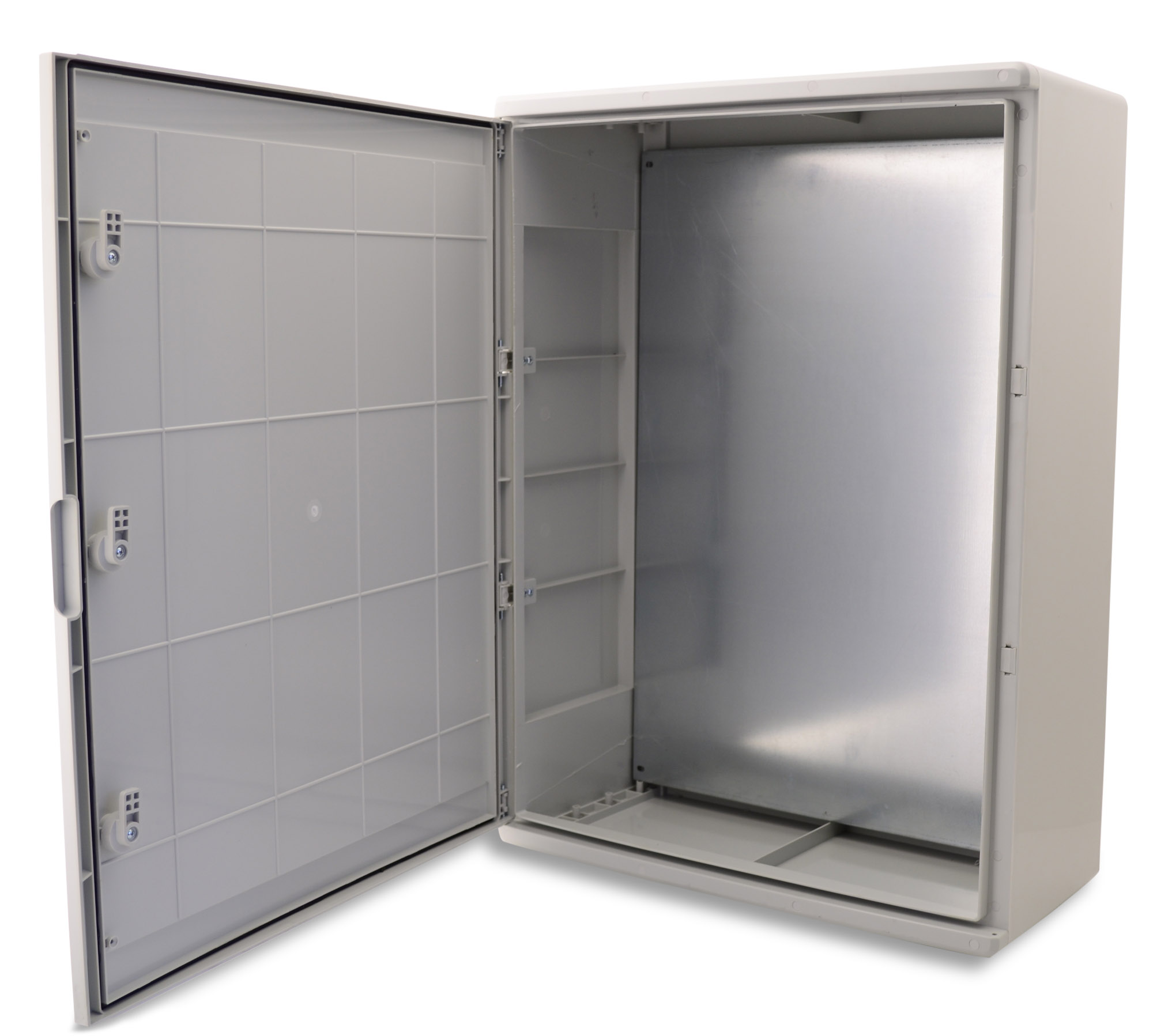 Wandschrank-Gehäuse Serie Fleet 800x600x260mm grau | BOXEXPERT Shop
