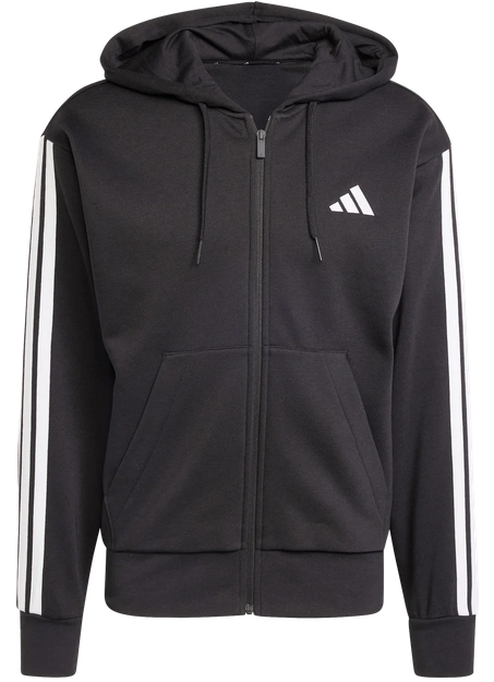 Adidas Herren Sport Freizeit 3S Sweatjacke Kapuzenjacke Fleece Jacke Neu