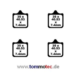 RR ie BJ 2009-2010 Bremsklötze vorn EBC Double-H Beläge Husqvarna SM 530 R