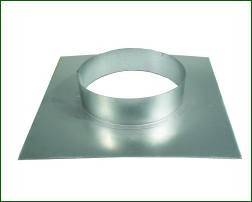 Wandflansch, Metall, ø 200 mm Wandflansch, Metall, ø 200 mm