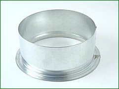 Anschluss, Metall, für ø 125 mm Anschluss, Metall, für ø 125 mm