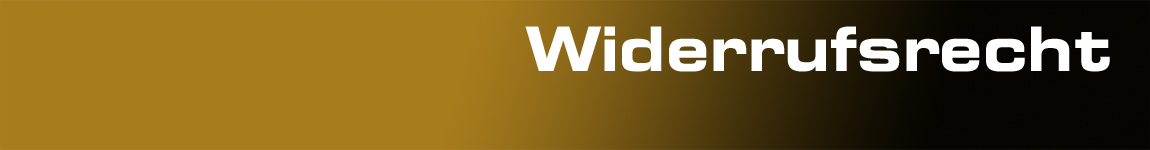 Widerrufsrecht