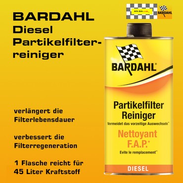 BARDAHL Diesel Partikelfilterreiniger - 1 Liter-Flasche