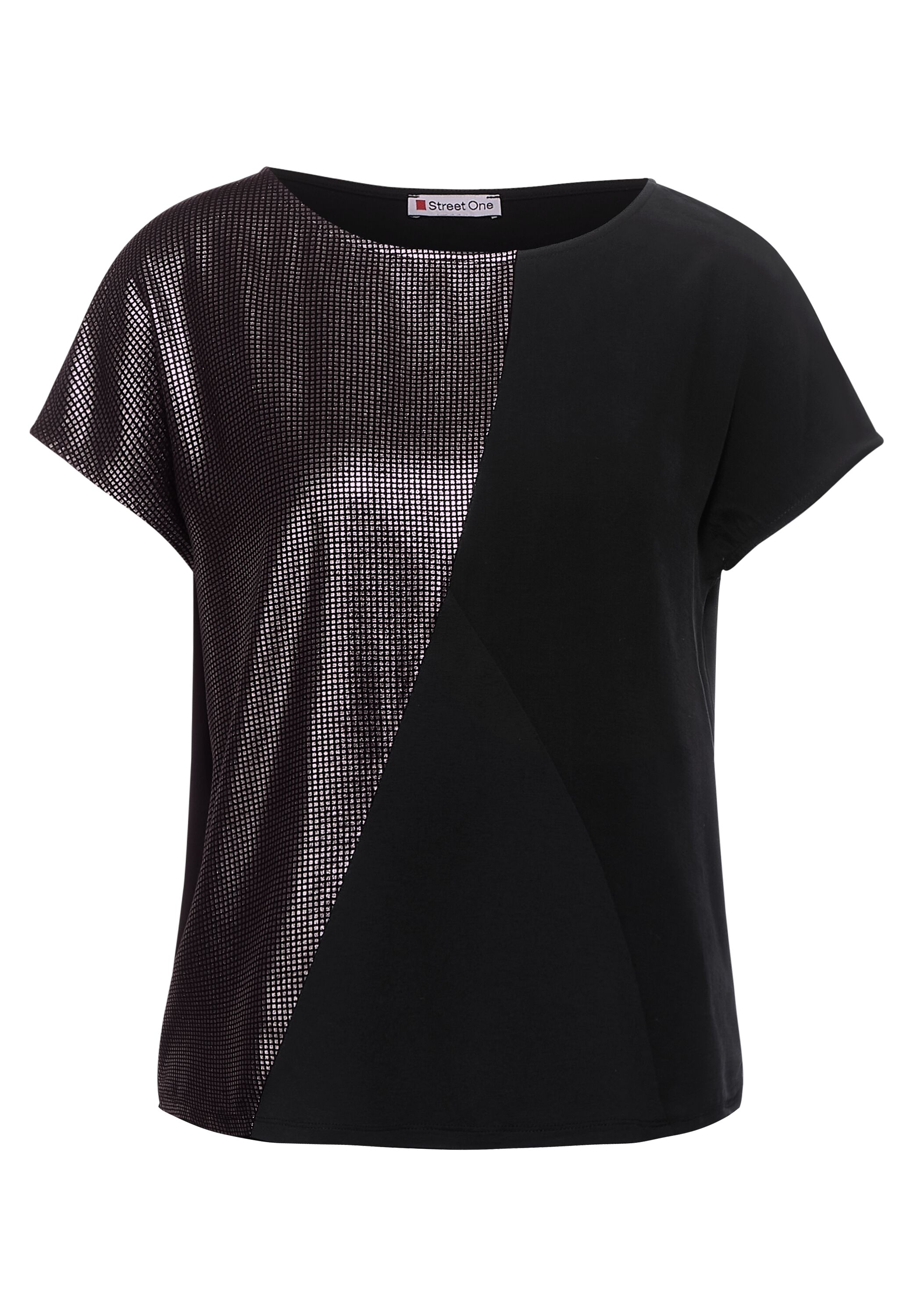 T-Shirt mit Metallic-Look | Vockeroth Onlineshop