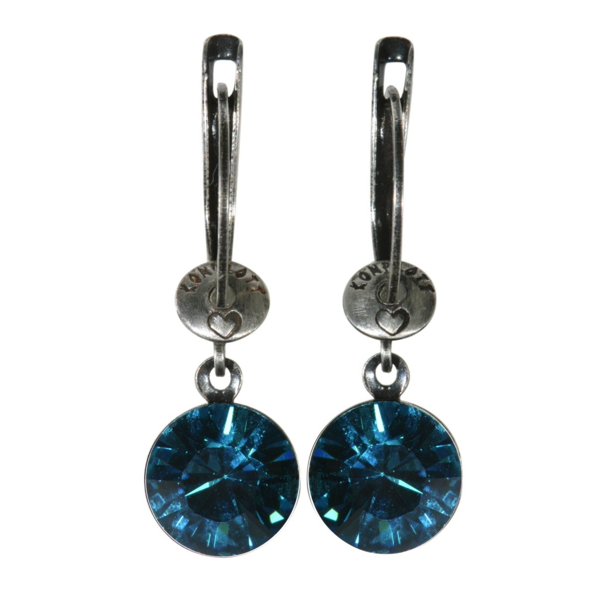 Funkelnde Nixen Ohrringe Türkis - Magische Meerjungfrau Accessoires Für Karneval