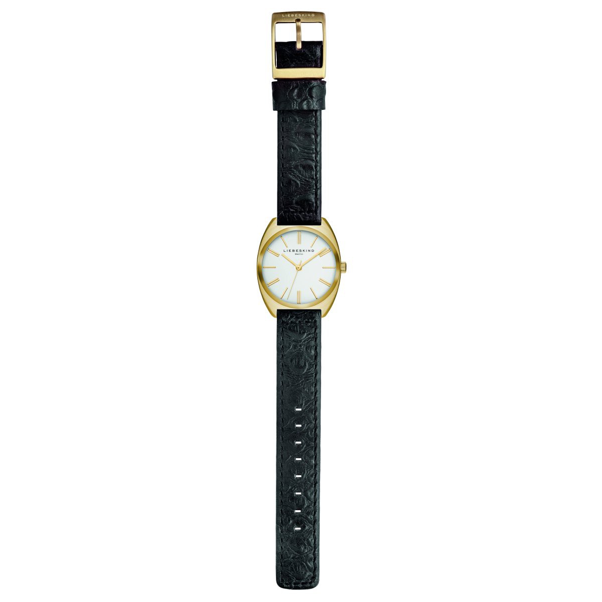 Bracciale Donna Liebeskind Berlin A Doppia Fila Oro IP - Acciaio Inox Lucidato - 17+3 Cm Con Chiusura A Moschettone
